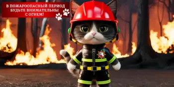 В ПАЖАРООПАСНЫЙ ПЕРИОД БУДЬТЕ ВНИМАТЕЛЬНЫ С ОГНЕМ!